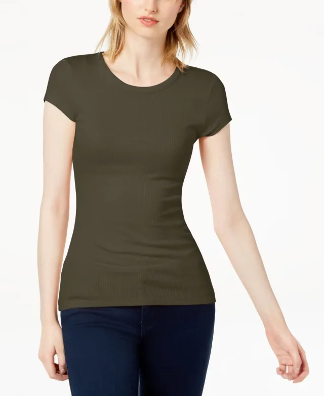 Bar III Ribbed T-Shirt