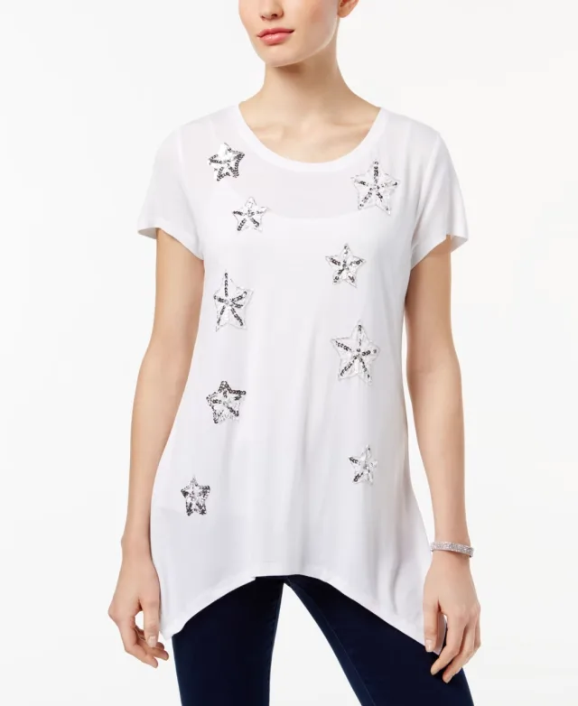INC International Concepts Embellished T-Shirt
