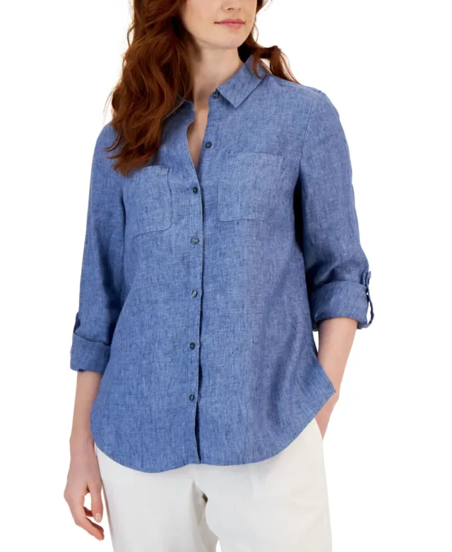 Charter Club Linen Shirt