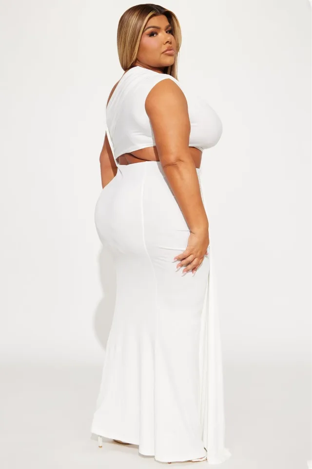 Aria Cut Out Maxi Dress - Black
