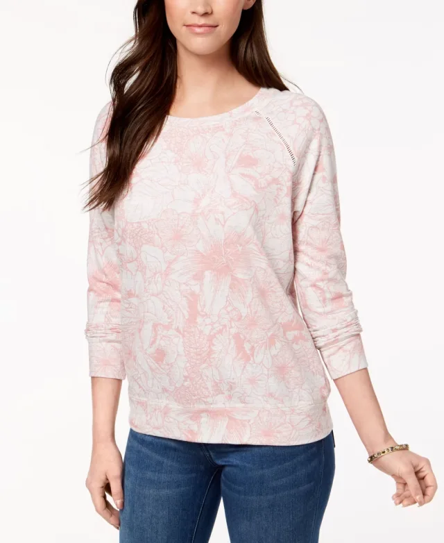 Style & Co Printed Sweatshirt