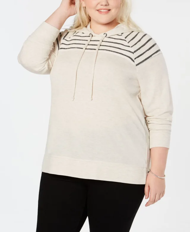 Plus Size Hooded Sweatshirt
