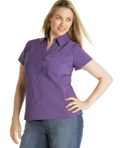 Style & Co Pleated Bell Sleeve Blouse