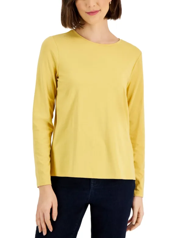 Women's Long-Sleeve Crewneck T-Shirt