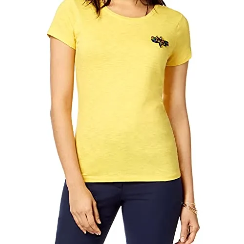 Maison Jules Embellished Dragonfly T-Shirt