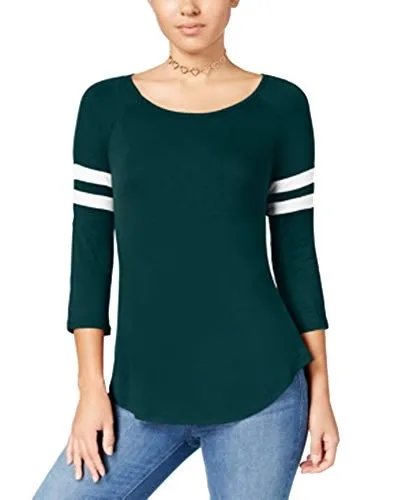 Hippie Rose Juniors 3/4 Sleeve Football T-Shirt