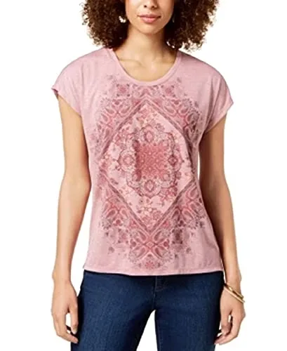 Style & Co Petite Graphic Print T-Shirt