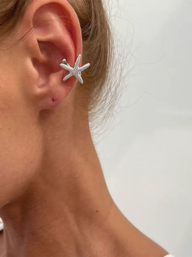 StyleCast x Revolte Silver-Plated Star Studs