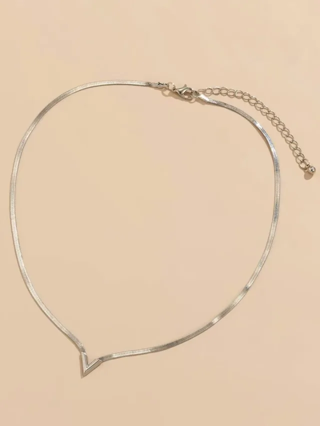 StyleCast x Revolte Silver-Plated MInimal Chain
