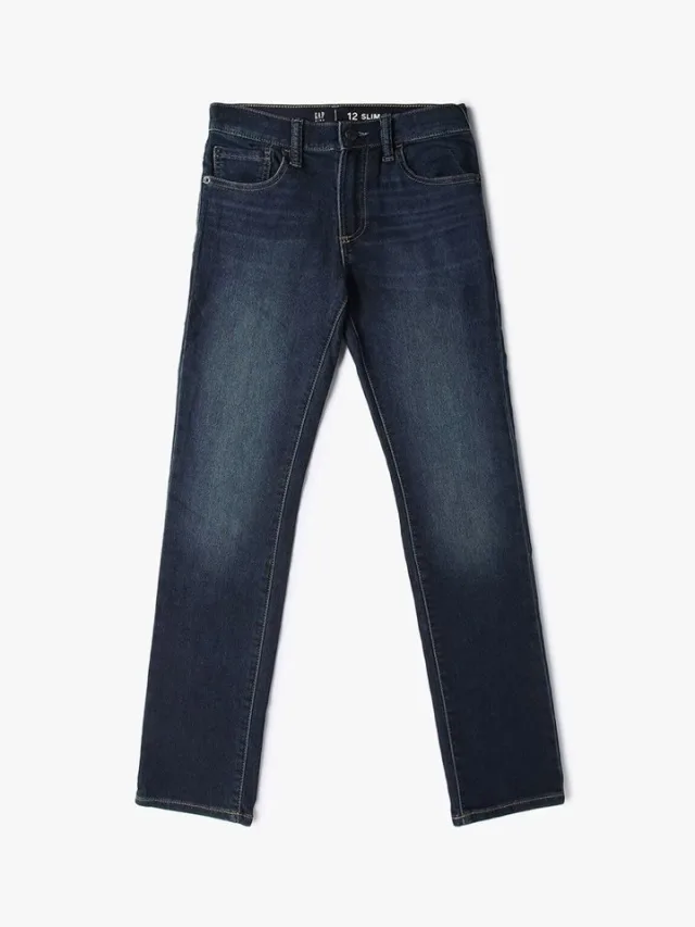 GAP Boys Slim Fit Mid-Rise Jeans