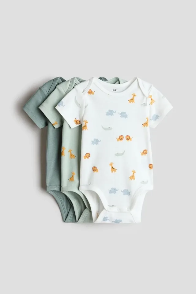H&M 3-pack Envelope-neck Bodysuits