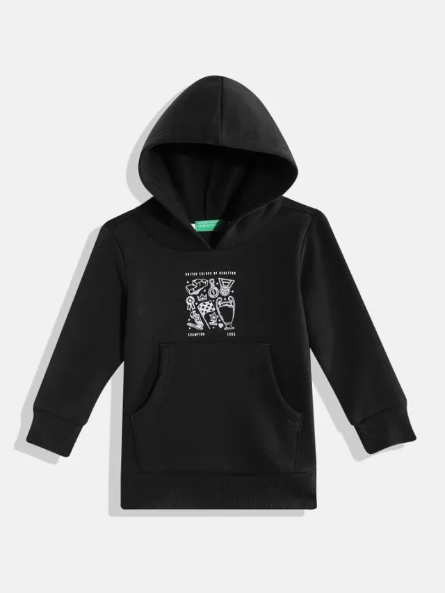 United Colors of Benetton Boys Hooded Sweatshirt
