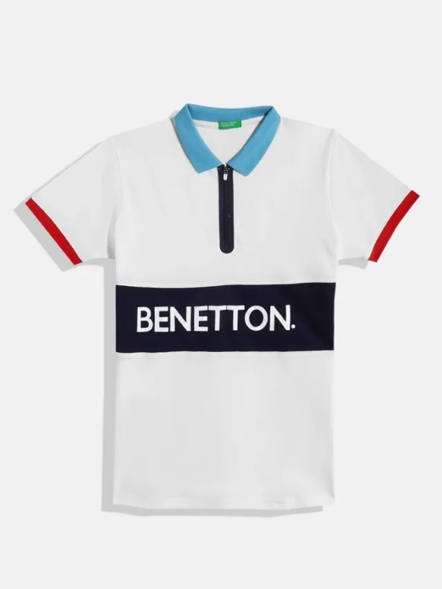 United Colors of Benetton Boys Pure Cotton T-Shirt