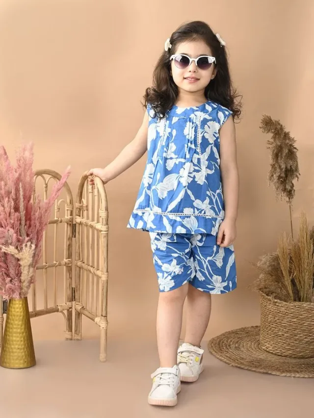 Superminis Girls Pure Cotton Clothing Set