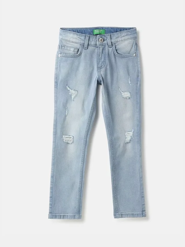 United Colors of Benetton Girls Slim Fit Jeans