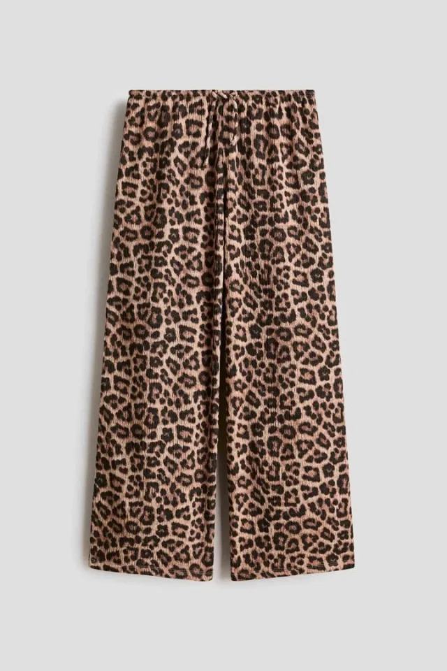 H&M Textured Jersey Trousers