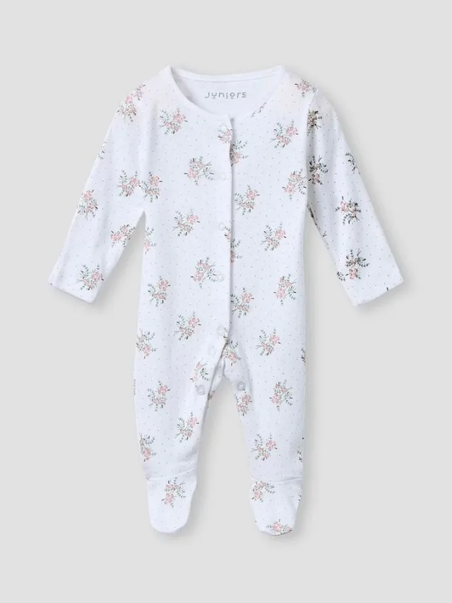Juniors by Babyshop Girls Printed Cotton Sleepsuit