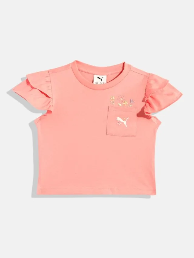 Puma Girls FLOWER FARM Cotton Top