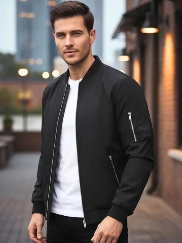 MIA FASHION Water Resistant Bomber Jacket