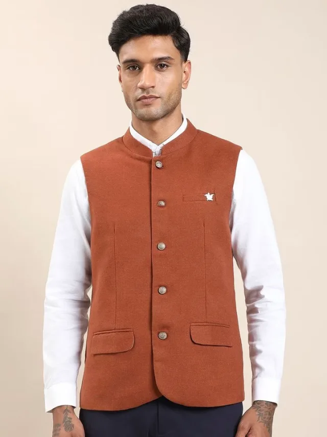 Turtle Slim Fit Nehru Jacket
