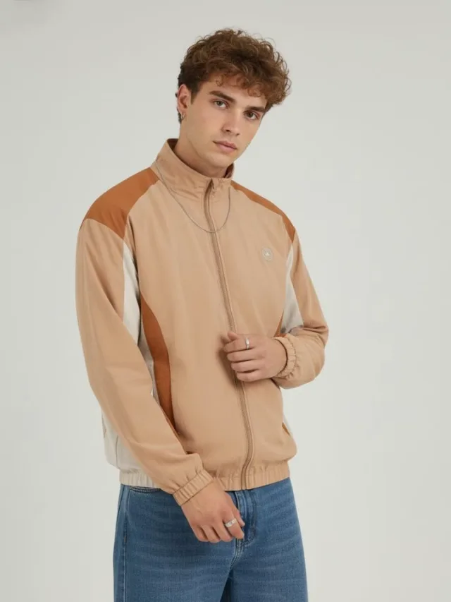 glitchez Colorblocked Bomber Jacket