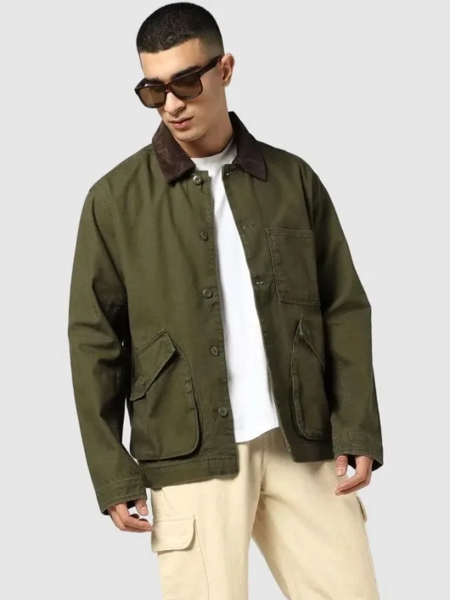 GAP Relaxed Fit Cotton Jacket