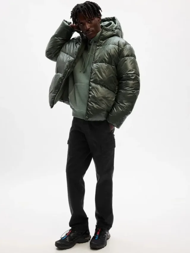 GAP Men Solid Puffer Jacket