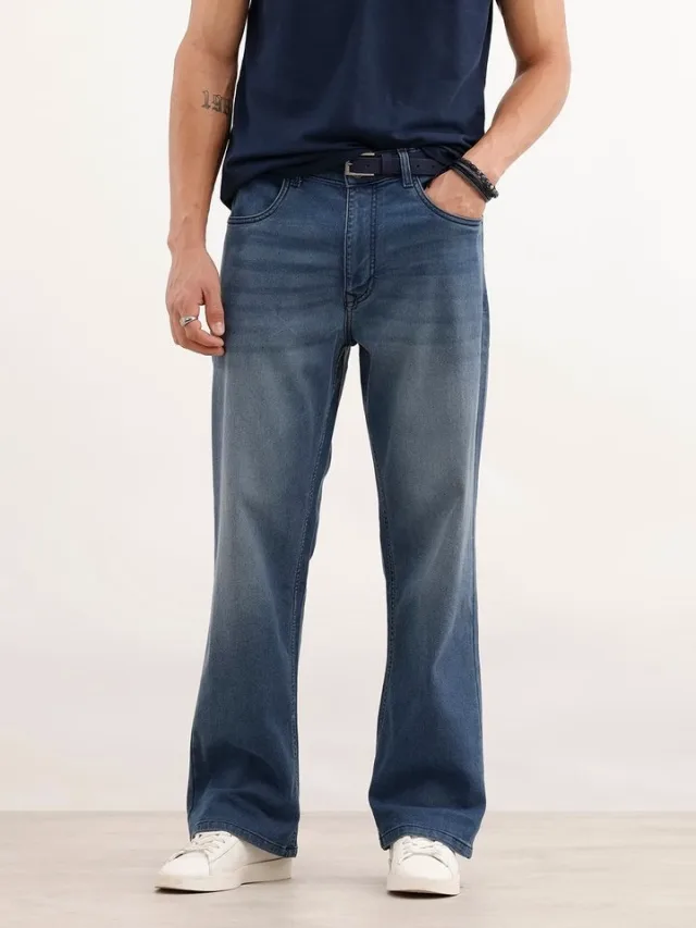 WROGN Men Bootcut Fit Jeans