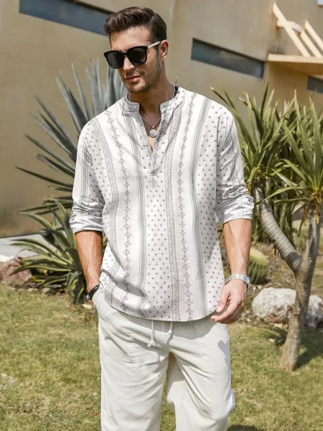 Fifth U Men White Kurtas