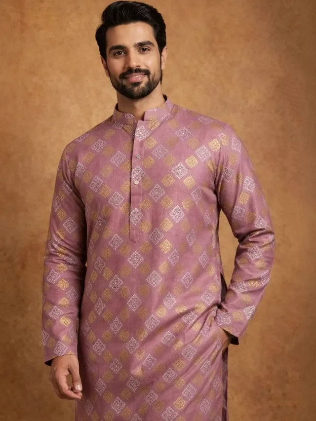 Jompers Foil Print Kurtas