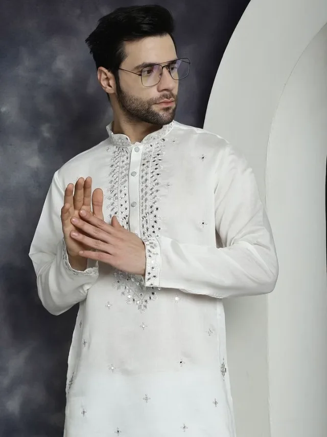 Jompers Embroidered Strigth Kurta