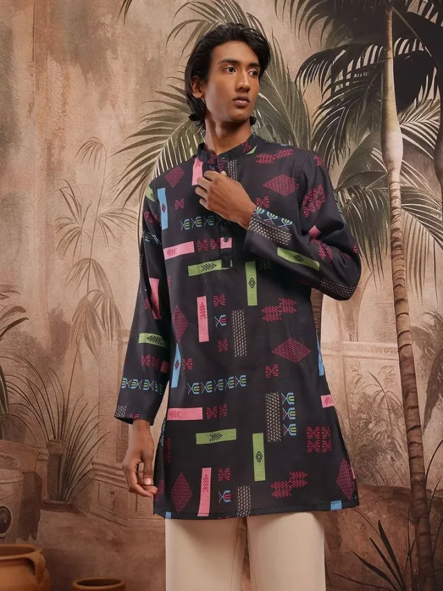 Sangria Printed Cotton Kurta