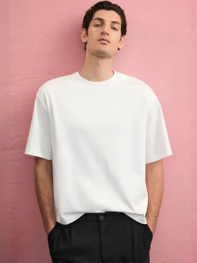 H&M Loose Fit Boxy-Style T-Shirt