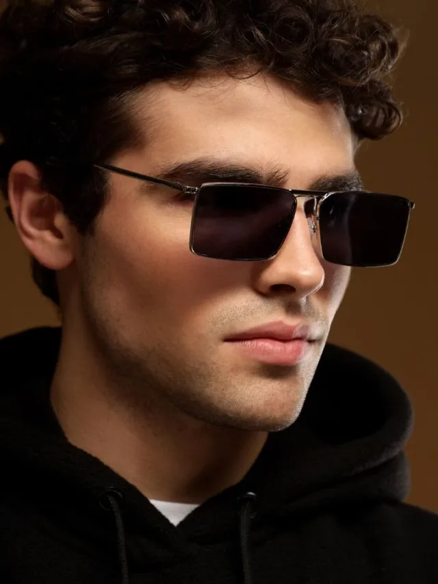 Voyage Unisex Rectangle Sunglasses