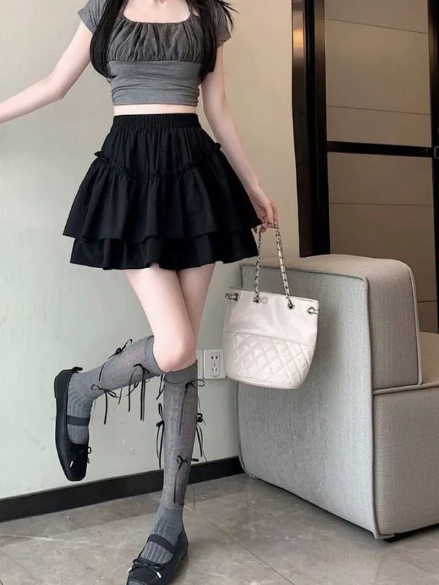 StyleCast x Revolte Women Tiered Mini Skirt