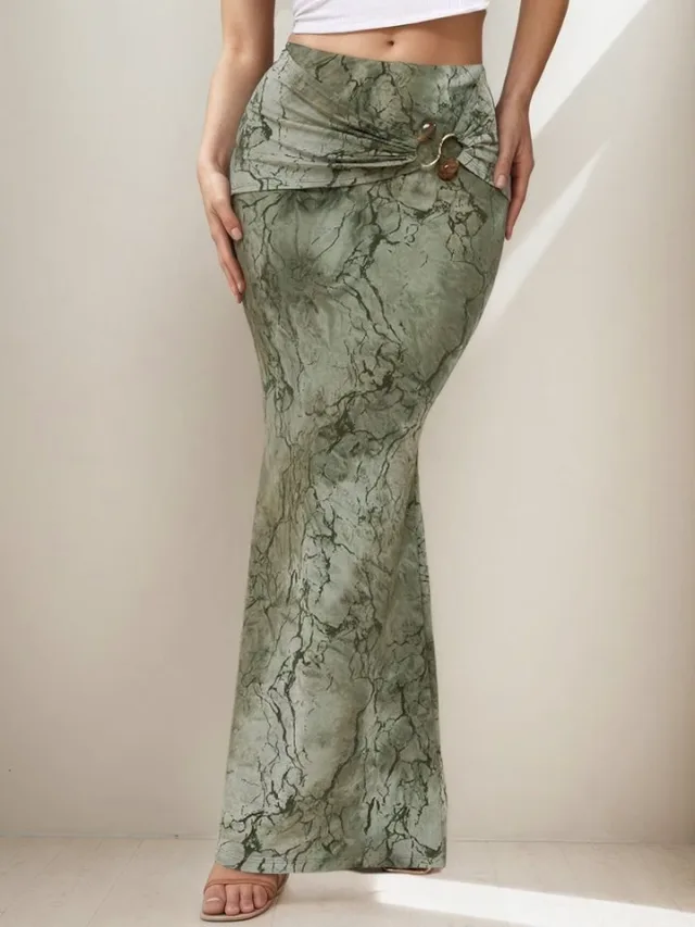 StyleCast x Revolte Women Straight Maxi Skirt