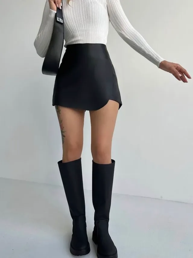 StyleCast x Revolte Women Pencil Mini Skirt